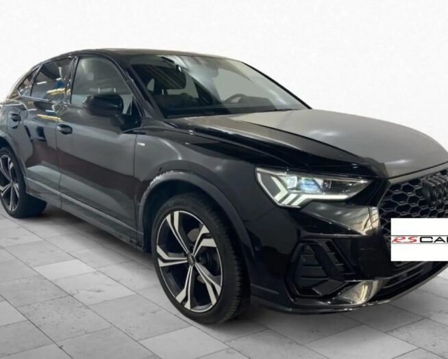 Audi Q3 Sporback 35 tdi S-tronic S line Black *Prezzo senza obbligo di finanziamento* Pacchetti Pacchetto sportivo Pacchetto portaoggetti e vano bagagli Pacchetto luci ambientali plus Pacchetto dinamico S line interno S line esterno Pacchetto sicurezza bambini Pacchetto business Verniciatura completa in colore carrozzeria per look S line edition Pacchetto ottico nero lucido plus Comfort Climatizzatore automatico 2 zone Alzacristalli elettrici Sedili anteriori regolabili elettricamente Sedili riscaldati Assistente al parcheggio Telecamere a 360° Controllo della velocità di crociera a distanza ACC Limitatore di velocità Volante in pelle Sensore pioggia Sensore di luce Specchio pieghevole elettronicamente, riscaldabile e oscuramento automatico Assistente all'avvio Assistente abbaglianti Finestra anteriore con vetri acustici Sicurezza Airbag per finestrino/testa ESP (programma di stabilità elettrica) Immobilizzatore elettronico Controllo della pressione dei pneumatici Assistente per gli angoli ciechi Assistente al mantenimento della corsia Sistema di avviso di collisione Luci diurne a LED Assistente alla frenata di emergenza Kit foratura pneumatici Audi pre sense basic (sistema di protezione degli occupanti) Esterno Cerchi in alluminio da 20 pollici Assistente al parcheggio parcheggia da sola Gancio di traino girevole/ripiegabile Vetratura privacy Portellone elettrico Fari a LED Fari Matrix LED e luci posteriori a LED con indicatori dinamici Interno Interni in Alcantara Colore interni nero Sistema Isofix Bracciolo centrale 5 posti Supporto/i lombare regolabile Illuminazione ambientale plus Sedile posteriore plus con bracciolo centrale Elementi interni in Alcantara grigio acciaio Bracciolo centrale comfort nella parte anteriore Audi virtualcockpit plus Media Navigatore MMI plus Android Auto AppleCarPlay Audi soudsystem Amplificatore a 6 canali, 10 altoparlanti inclusi centerspeaker e subwoofer, potenza totale 180 Watt. Streaming musicale integrato Ricezione radio digitale DAB Porta USB radio Radio con opzione MP3 Connessione Bluetooth Audi Smartphone Interface S-tronic automatico Tecnologia ABS Controllo della trazione Servosterzo Computer di bordo Controllo vocale Trazione integrale Classe di emissione Euro 6d-TEMP Cambio del volante Filtro antiparticolato Funzione start-stop del motore Assistente alla segnaletica stradale segnali stradali Audi Drive select (selezione del profilo di guida) Sportivo Sedile/i sportivo/i Storico manutenzione mantenuto garanzia Veicolo per non fumatori Ultimo tagliando Audi effettuato a 55.710 km Auto in arrivo!!! Auto in ottimo stato. Possibilità di finanziamento anche con maxi rata finale a tasso agevolato in comode rate.